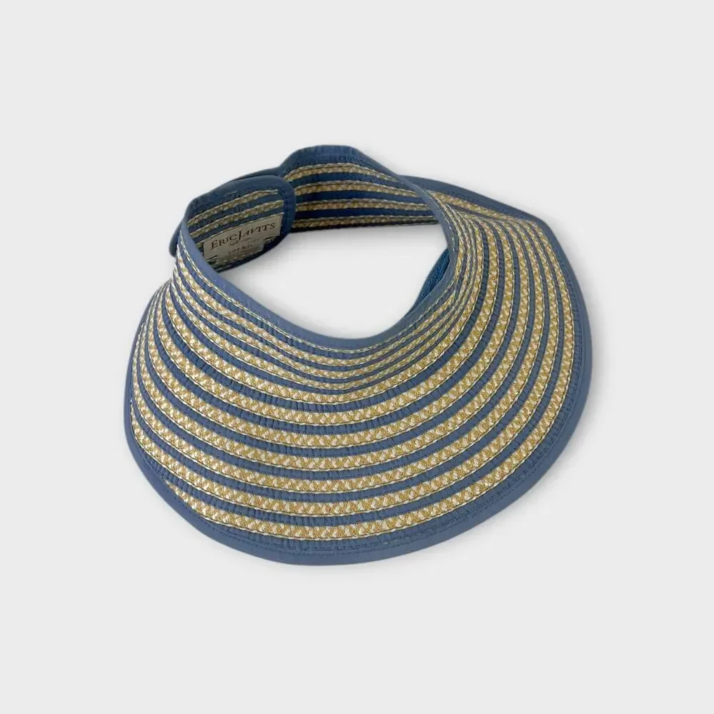 Eric Javits Brooke Visor in Blue Mix - Picture 8 of 8